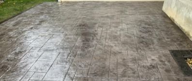 Béton imprimé pour terrasses Paris
